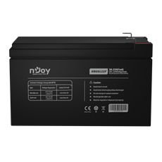 APC (NJOY) HR09122F Akkumulátor 12V, 38.31W, gondozásmentes F2