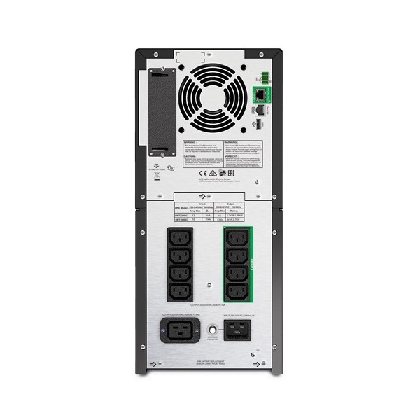 APC Smart-UPS SMT2200IC (8 IEC13) 2200VA (1980 W) LCD 230V, LINE-INTERAKTÍV Smart Connect szünetmentes tápegység,torony