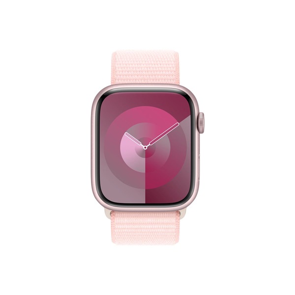 APPLE Watch S9 Cellular 45mm Pink Alu Case w Light Pink Sport Loop