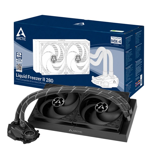 ARCTIC COOLING CPU hűtő Liquid Freezer 280 II (vízhűtés) fekete, Univerzális