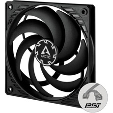 ARCTIC COOLING Rendszerhűtő Ventilátor P12 Slim PWM PST Fekete, 12cm