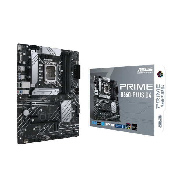 ASUS Alaplap S1700 PRIME B660-PLUS D4 INTEL B660, ATX