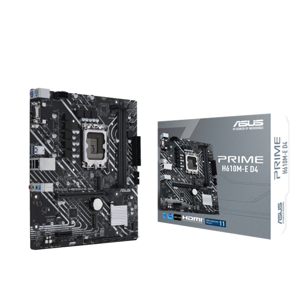 ASUS Alaplap S1700 PRIME H610M-E D4 INTEL H610, mATX