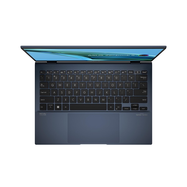 ASUS CONS NB ZenBook UM5302TA-LV565W 13.3" 2.8K OLED GL, Ryzen 5-6600U, 16GB, 512GB M.2, INT, WIN11H, Kék