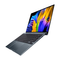ASUS CONS NB Zenbook UX5401ZA-KN087 14" 2,8K OLED Touch, i7-12700H, 16GB, 512GB M.2, INT, NOOS, Szürke