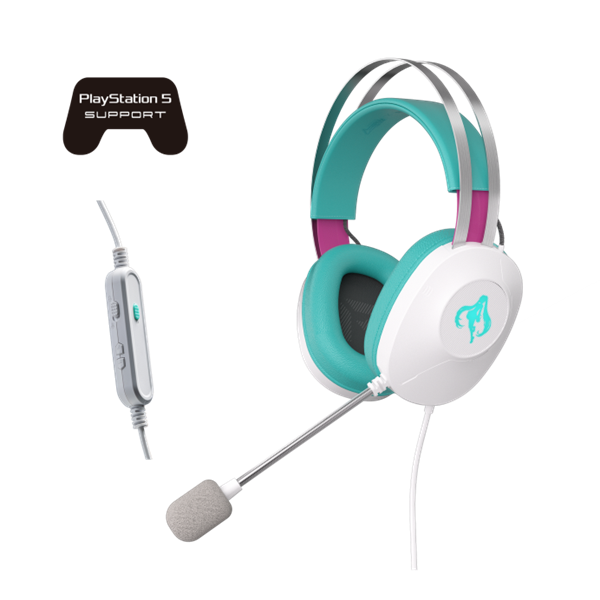 ASUS Fejhallgató TUF GAMING H1 GEN II MIKU