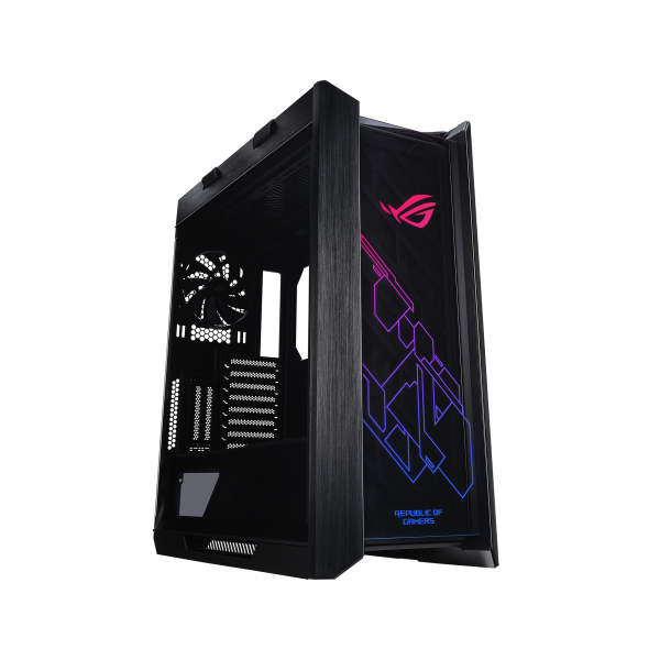 ASUS Ház ROG Strix Helios GX601, Tápegység nélkül, Fekete, Üvegfalú