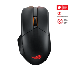 ASUS Vezetékes / Vezeték Nélküli egér ROG CHAKRAM X ORIGIN USB Optikai, Fekete 36000DPI