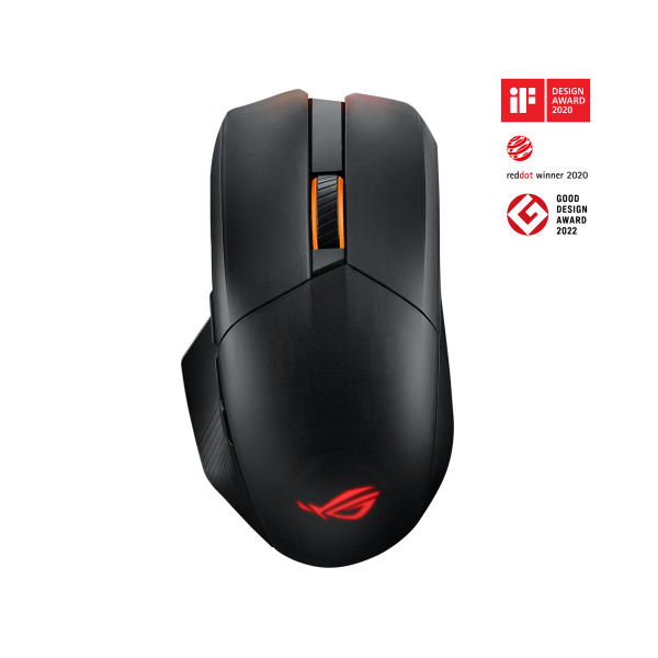 ASUS Vezetékes / Vezeték Nélküli egér ROG CHAKRAM X ORIGIN USB Optikai, Fekete 36000DPI