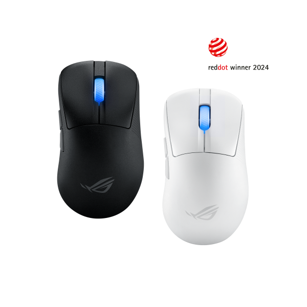 ASUS Vezetékes / Vezeték Nélküli egér ROG KERIS II ACE USB Optikai, Fekete 42000DPI