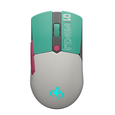 ASUS Vezetékes / Vezeték Nélküli egér TUF GAMING MINI WL MIKU USB Optikai, Fekete 22000DPI