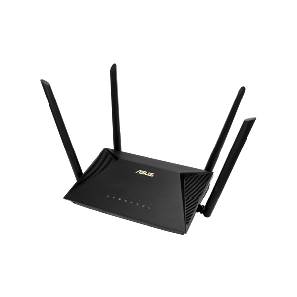 ASUS Wireless Router Dual Band AX1800 1xWAN(1000Mbps) + 3xLAN(1000Mbps) + 1xUSB, RT-AX53U