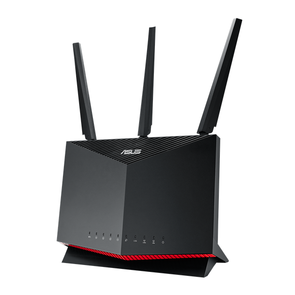 ASUS Wireless Router Dual Band AX5700 1xWAN(1000Mbps) + 4xLAN(1000Mbps) + 2xUSB, RT-AX86S