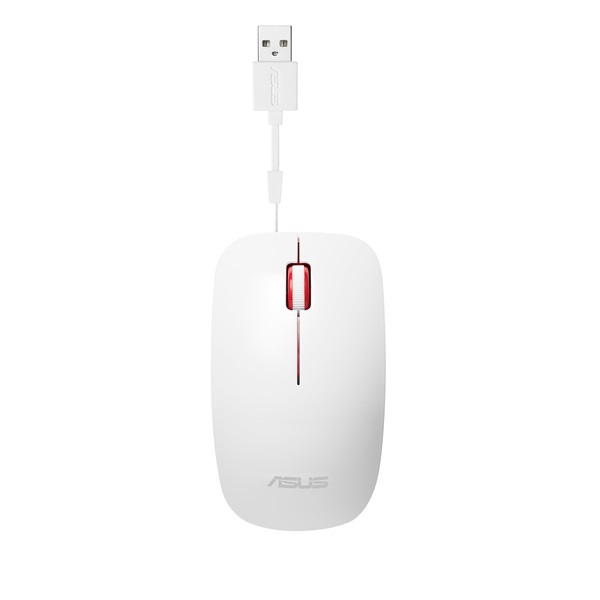 ASUS Vezetékes egér UT300 fehér-piros