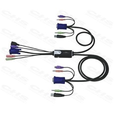 ATEN KVM Switch 2PC PS/2+USB+kábel
