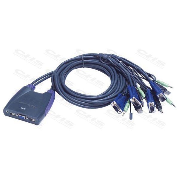 ATEN KVM Switch 4PC USB+KÁBEL