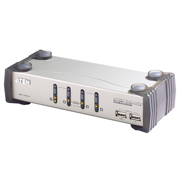 ATEN KVM Switch 4PC USB+kábelkészlet+audio