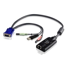 ATEN KVM USB Virtual Media KVM Adapter Cable with Audio (CPU Module)
