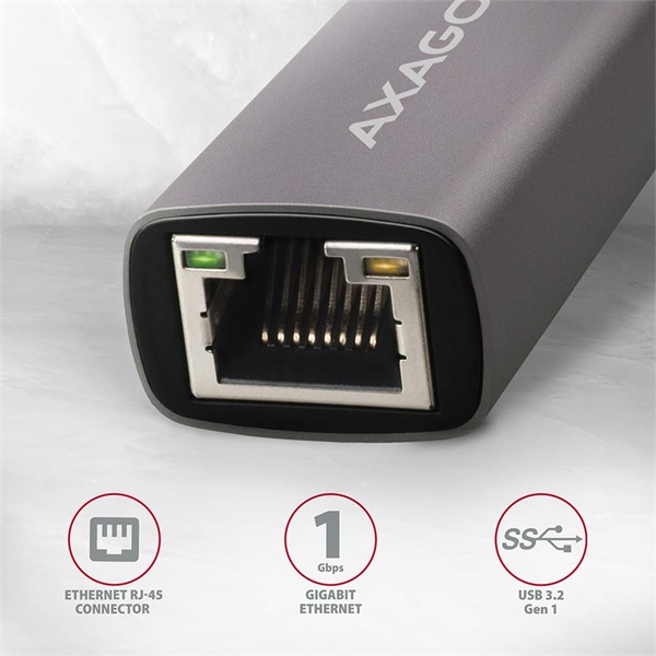 AXAGON ADE-TRC USB-C 3.2 Gigabit Ethernet hálózati adapter