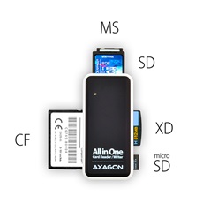 AXAGON CRE-X1 Compact kártya olvasó külső USB AXAGON