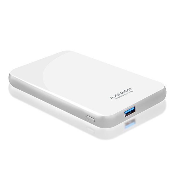 AXAGON EE25-S6 2.5" USB 3.0 Külső HDD ház, fehér