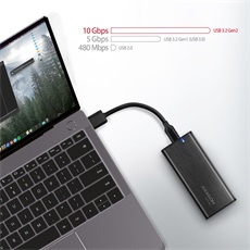 AXAGON EEM2-SBC SuperSpeed+ USB-C - M. 2 SATA SSD külső ház