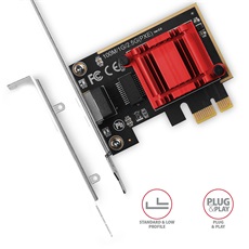 AXAGON PCEE-G25 PCIE 2.5 GIGABIT ETHERNET (PCI-Express hálózati kártya 2.5Gbit/s átviteli sebességgel, PXE-támogatással)
