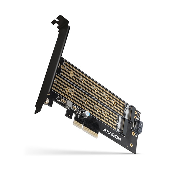 AXAGON PCEM2-D PCIe NVMe+SATA M.2 adapter