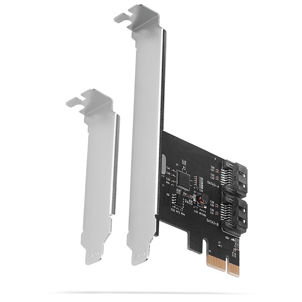 AXAGON PCES-SA2N 2x SATA port bővítő kártya PCIe