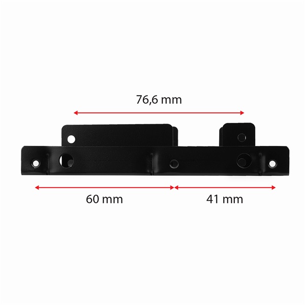 AXAGON RHD-225 3,5"-ről 2,5"-re fekete SSD/HDD beépítő keret