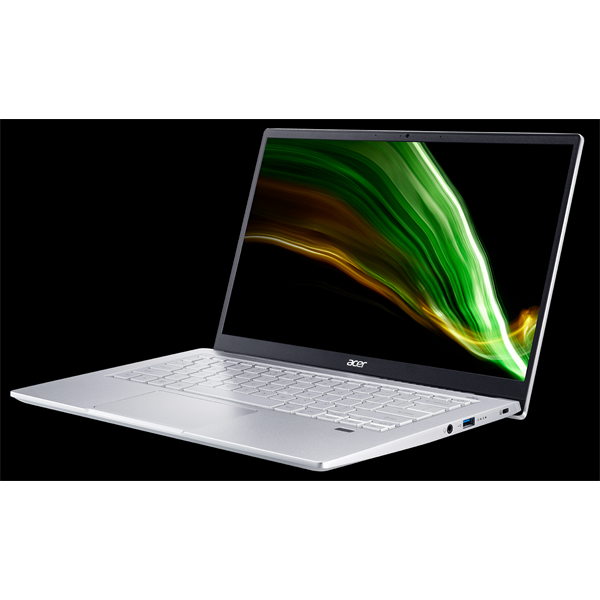 ACER Swift 3 SF314-43-R1HZ 14.0" IPS FHD, AMD Ryzen 7 5700U, 16GB, 1TB SSD, No ODD, Dos, Backlit, ezüst