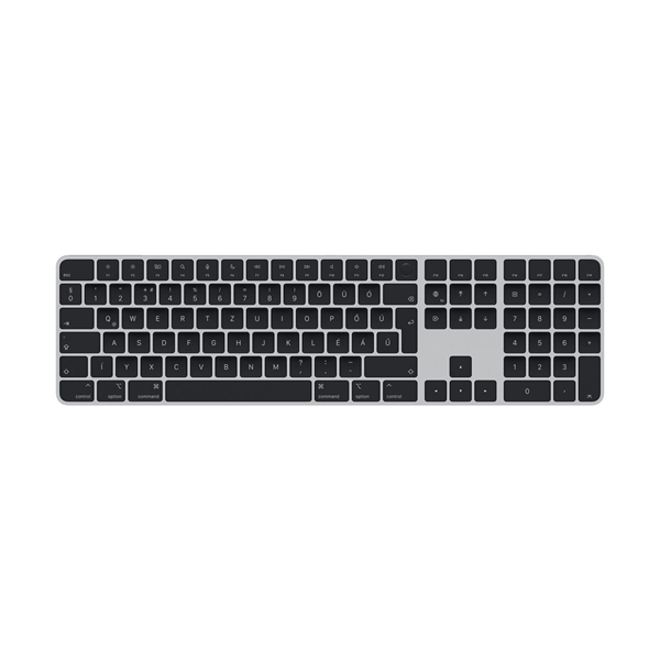 Apple Magic Keyboard (2022) w Touch ID and Numeric Keypad - Black Keys - Hungarian