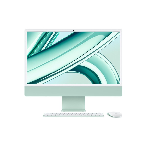 Apple iMac 24" Retina, 4.5K : Apple M3 8C CPU/8C GPU, 8GB/256GB - Zöld