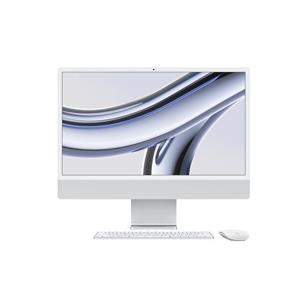 Apple iMac 24" Retina, 4.5K CTO: Apple M3 8C CPU/10C GPU, 16GB/1TB - Ezüst