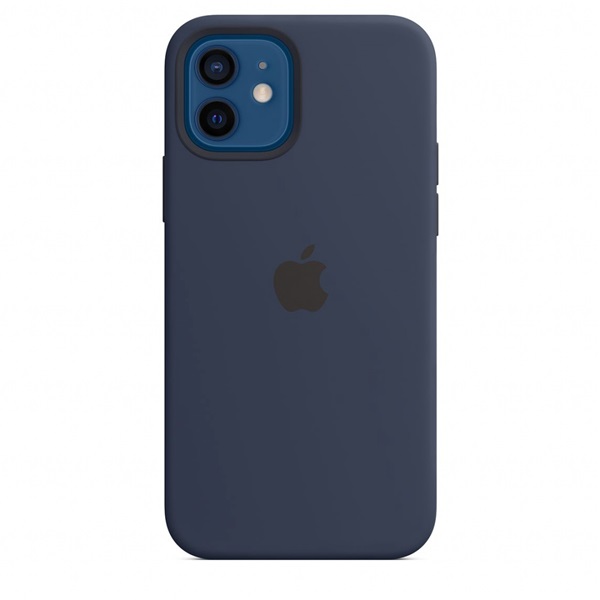 Apple iPhone 12/12 Pro Silicone Case with MagSafe - Deep Navy