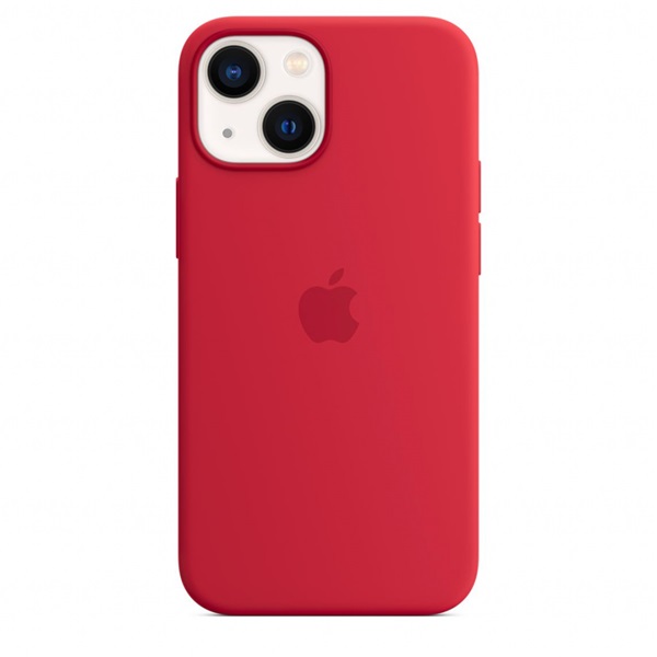 Apple iPhone 13 mini Silicone Case with MagSafe (PRODUCT)RED CHS