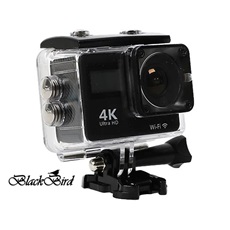 BLACKBIRD Akció Kamera 4K Wifi Magyar menü, Fekete