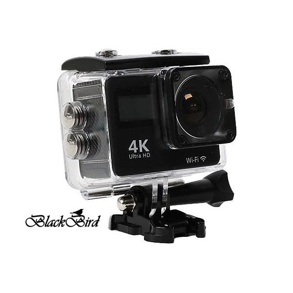 BLACKBIRD Akció Kamera 4K Wifi Magyar menü, Fekete