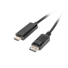 BLACKBIRD Kábel Displayport 1.1 male to HDMI-A male passzív 2m, Fekete