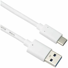 BLACKBIRD Kábel USB 3.1 Gen 2. Type-A male to USB Type-C male 1m, Fehér