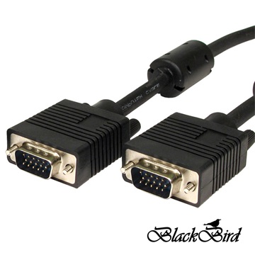 BLACKBIRD Kábel VGA monitor Összekötő 1.8m, Male/Male, Árnyékolt