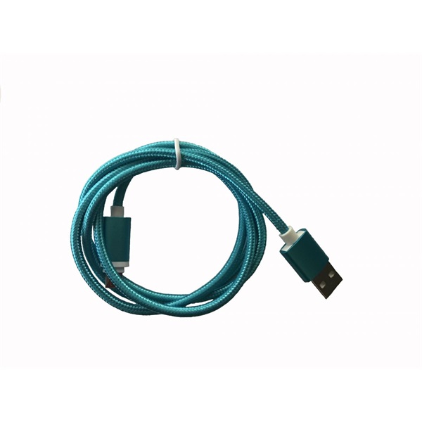 BLACKBIRD Micro USB Adatkábel 1m, Kék 2A (Extra erős anyagból)