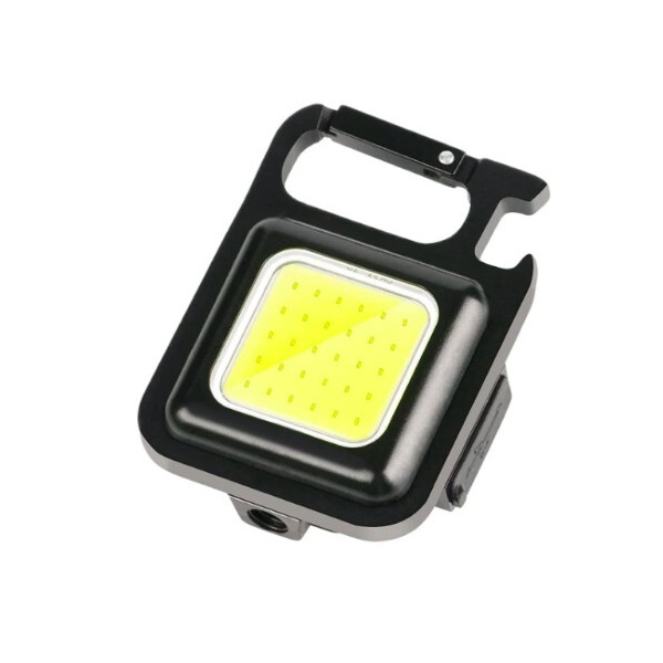 BLACKBIRD Többfunkciós Hordozható LED Lámpa (Üvegnyitó, Karabiner, Mágnes), Fekete