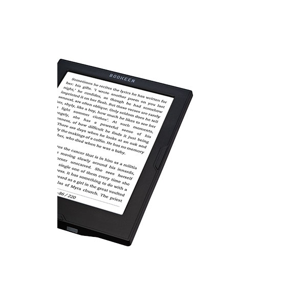 BOOKEEN Cybook Muse Light CYBME1FBK (non edge-to-edge), 6" E Ink® Carta kijelző, 8GB, bővíthető memória, WiFi/USB