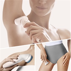 BRAUN Silk-épil 9 Flex SES 9010 Wet&Dry epilátor 6 kiegészítővel, többek között mélytisztító testradírozó kefével