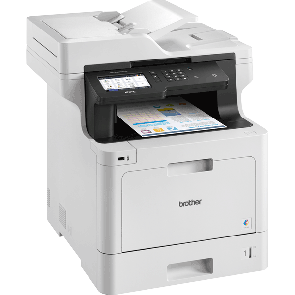 BROTHER Lézer MFP NY/M/S/F MFC-L8900CDW, A4, színes, 31 lap/perc, WiFi/LAN/NFC/USB, DADF, full duplex, 2400x600dpi