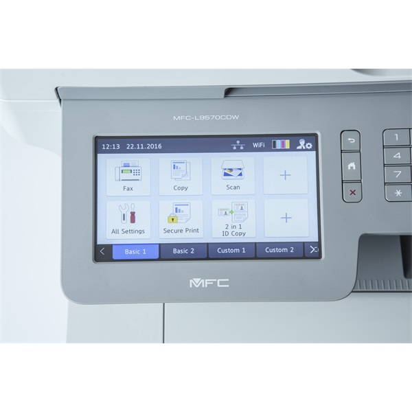 BROTHER Lézer MFP NY/M/S/F MFCL9570CDW(T), A4, színes, 31 lap/perc, WiFi/LAN/NFC/USB, DADF, full duplex, 2400x600dpi,