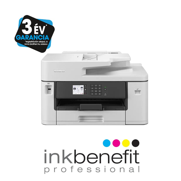 BROTHER Tintasugaras MFP NY/M/S/F MFCJ2340DW, A4/A3, 28 lap/perc, WiFi/LAN/USB, ADF, duplex, 4800x1200dpi, 256MB