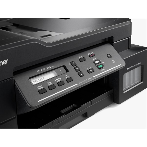 BROTHER Tintasugaras MFP NY/M/S DCP-T720W, A4, színes, 30/20 lap/perc, WiFi/USB, 6000x1200dpi, ADF, duplex, 128MB