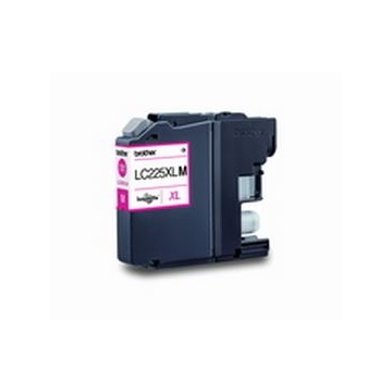 BROTHER Tintapatron LC225XLM, Szuper nagy töltetû - 1200 oldal, magenta